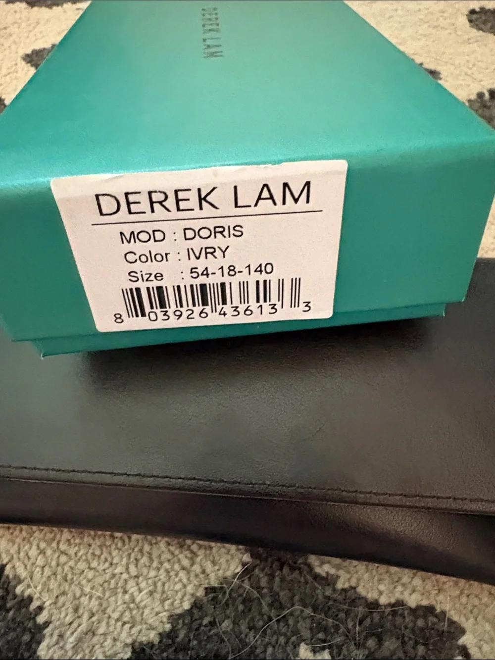 Derek Lam Amber Orange Sunglasses with Black Case